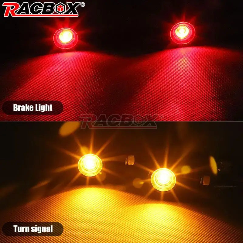 3 In 1 E24 LED Mini Turn Signal Light Bullet Motorcycle Brake Lamp Indicator DRL for Cafe Racer Bobber Chopper Honda Yamaha 12V