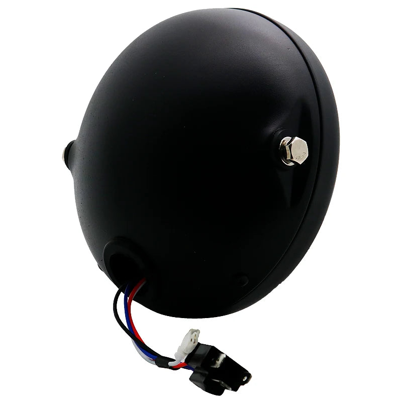 7inch LED Motorcycle Headlight Universal 7.5" Round Head Light For Cafe Racer Bobber Honda