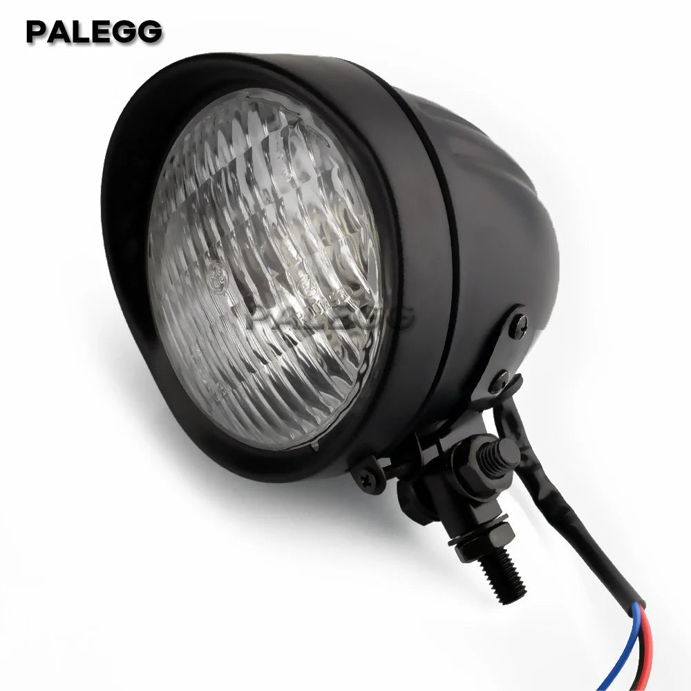 Farol Dianteiro Retro Vintage 4.5" (Estilo Bates)