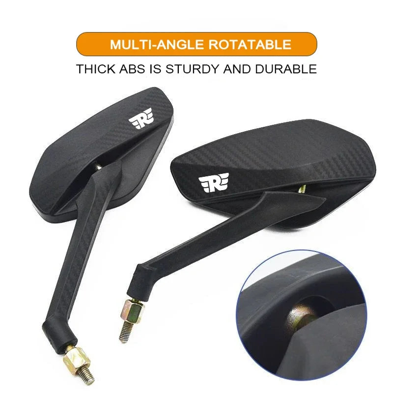 Motorcycle Off-Road Anti-Shake Antiglare Wide-angle Rearview Mirror For Royal Enfield Meteor 350 Royal Himalayan Meteor350 500