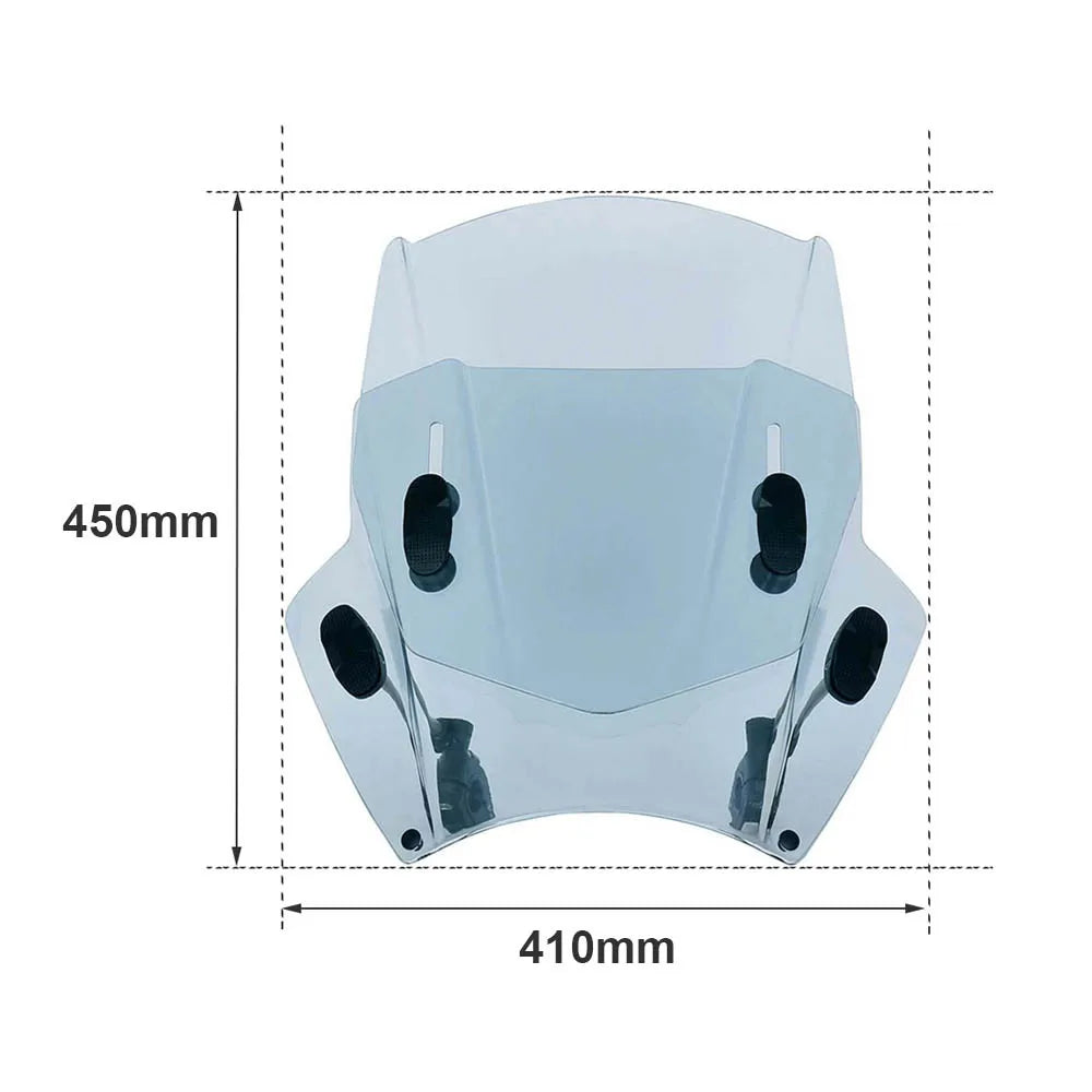 Motorcycle Windscreen Windshield Universal Motorbikes Deflector Adjustable For G310R R1150R R1200R F800S CB500X NC700X NC750X