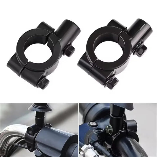 1PC Motorcycle Mirror Mount 8MM / 10MM Motorcycle Modified Rearview Mirror Seat Moto Mirror Bracket Adapter Handlebar Bracket