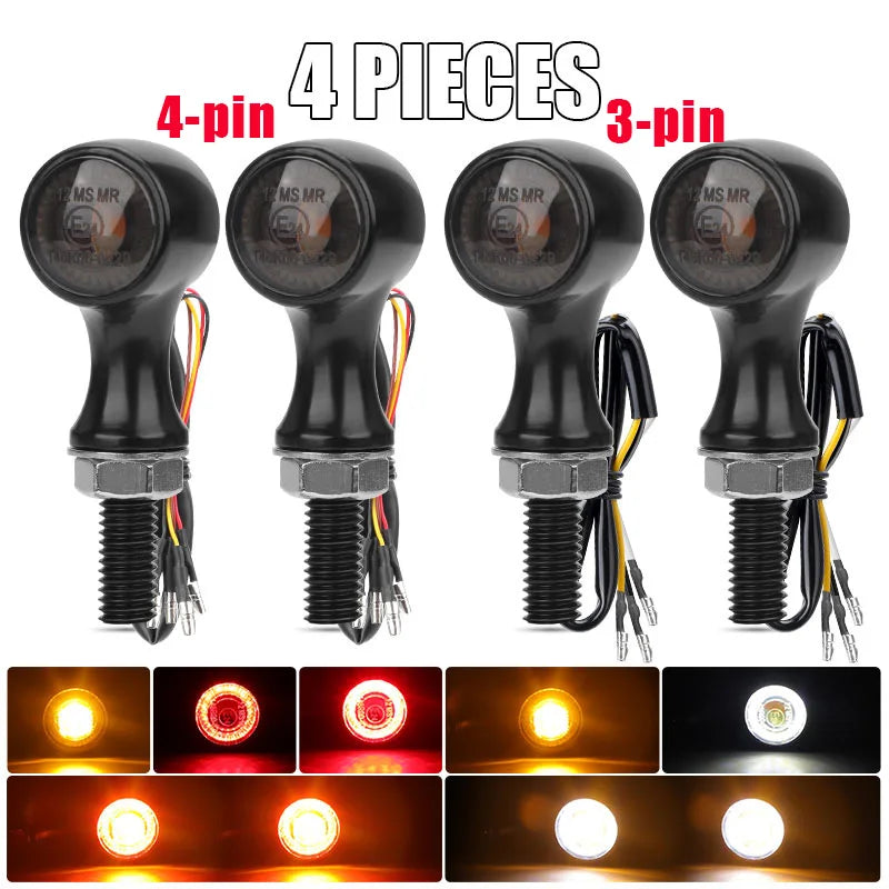 Par de Setas de LED Multifuncionais em Alumínio