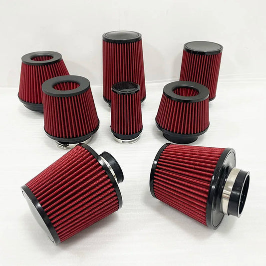 63mm 70mm 76mm 89mm Air Filter High Flow Cold Air Intake Universal Filters Vehicles Air Filters Car Accessories