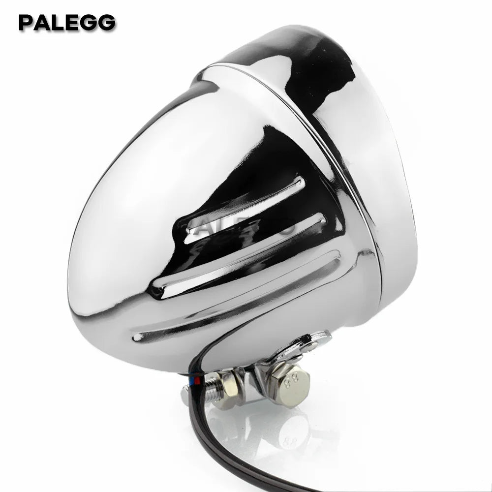 Farol Dianteiro Retro Vintage 4.5" (Estilo Bates)