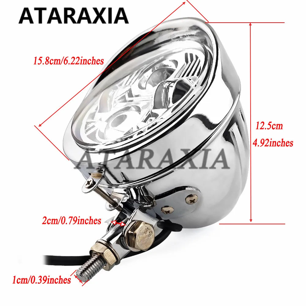 Farol de LED Vintage de 4,5"