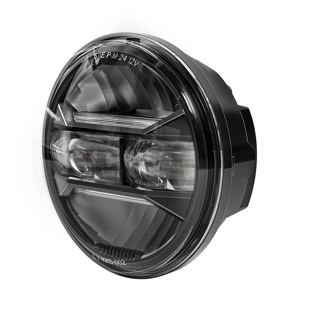 Universal 5.75 Inch Led 12V Headlight Motorcycle DRL 1 5 3/4 Headlamp For Harley Sportster Roadster Glide Dyna For Yamaha Honda
