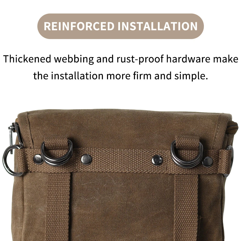Motorcycle Side Bag Retro Waterproof Tool Bag Large Capacity Luggage Travel Bags Motorbike SaddleBag Universal