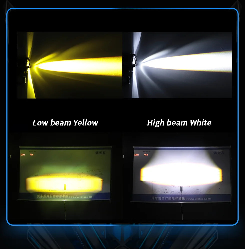 LED Fog Lights Spotlight Bar for Car Motorcycle ATV Work Light Headlight LED Projector Lens off road accessories 4x4