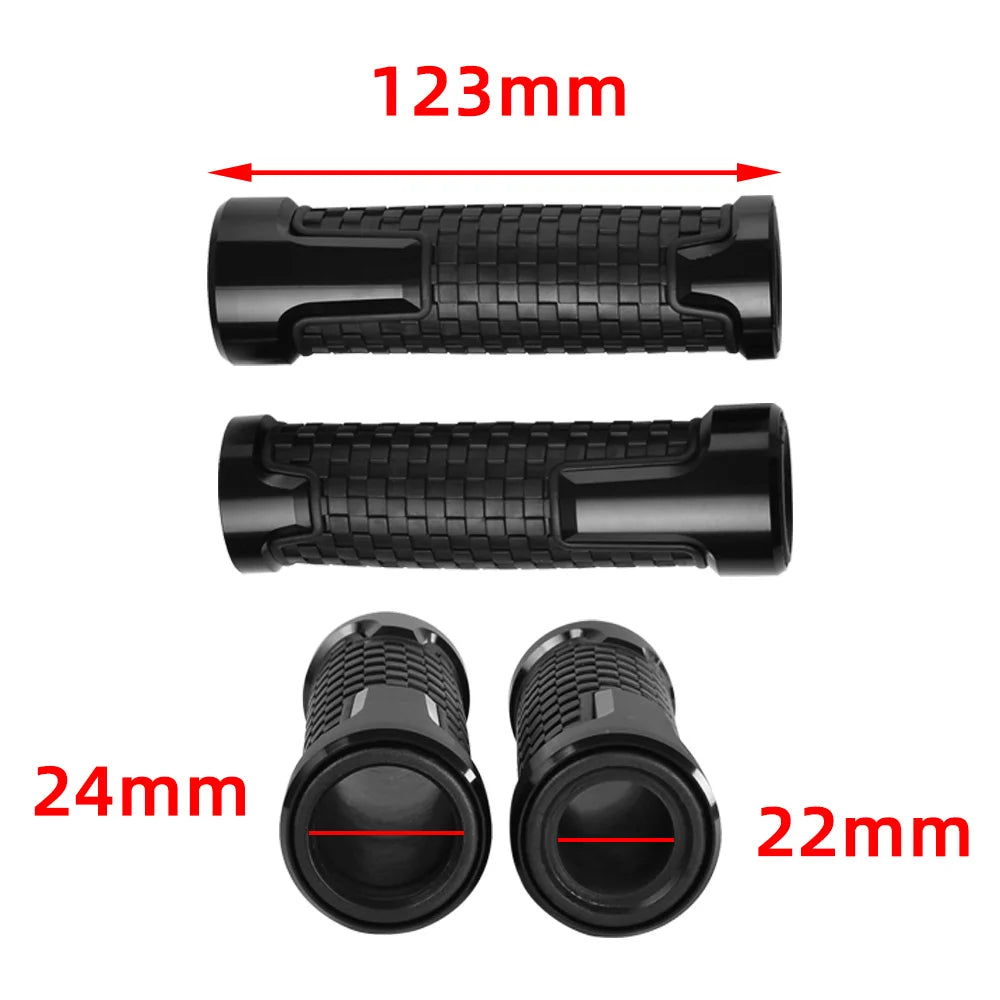 Motorcycle CNC Handlebar Grip handle bar Motorbike grip For Vespa Piaggio GTV GTS LT S LX LXV 50 125 150 200 250 300 GTS