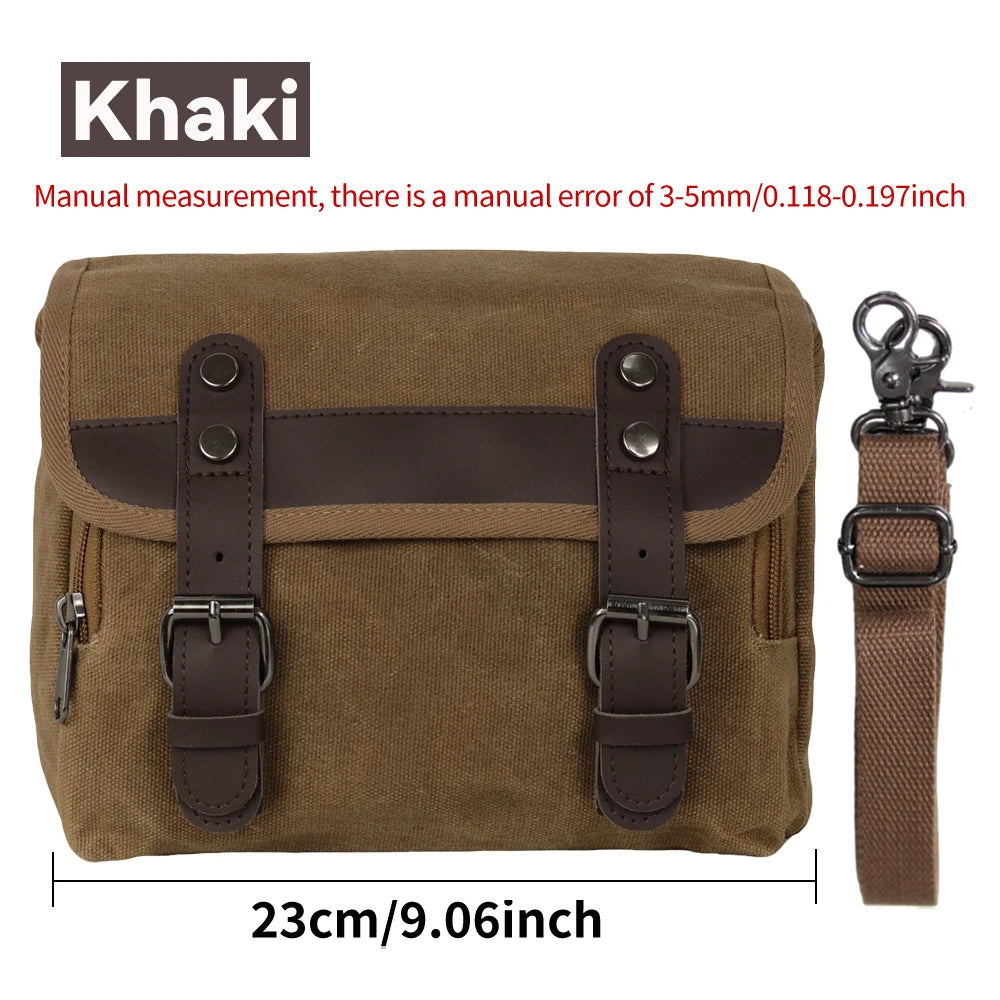 Motorcycle Side Bag Retro Waterproof Tool Bag Large Capacity Luggage Travel Bags Motorbike SaddleBag Universal