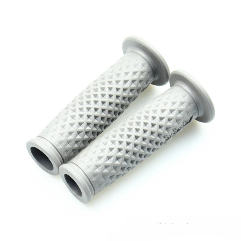 7/8" Handle Bar Retro Rubber Motorcycle Bike Vintage Handlebar Coke Bottle Hand Grip For HONDA GN125 CG125 CB400 Cafe Custom