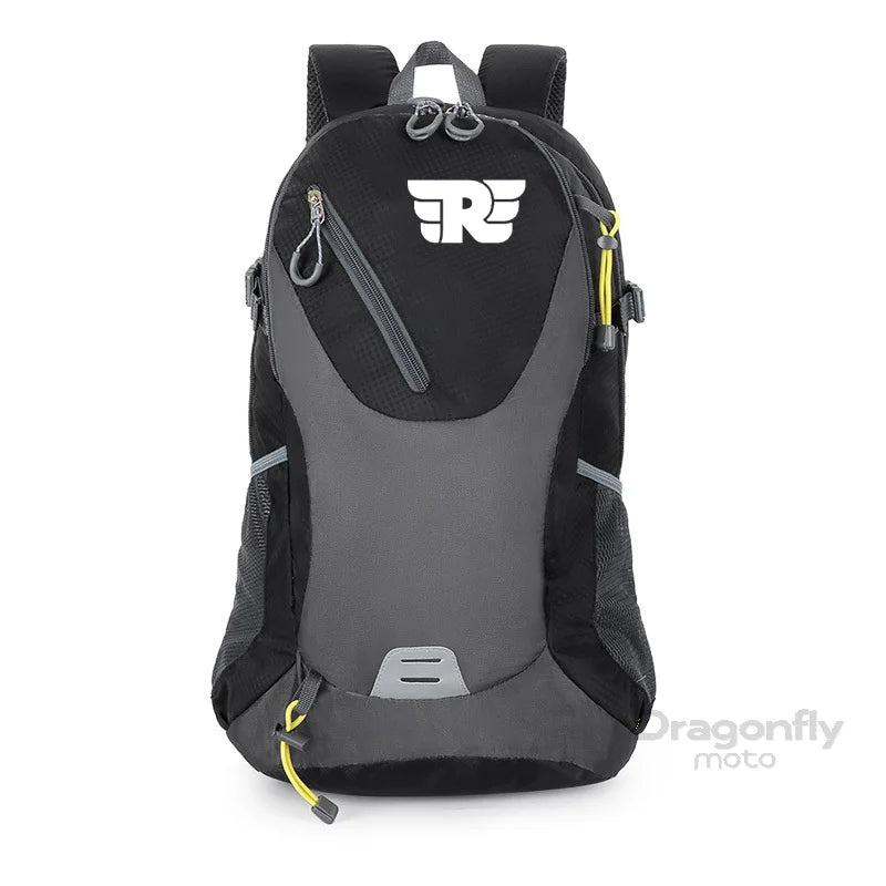 Mochila de Motociclista Impermeável 40L – Edição Royal Enfield
