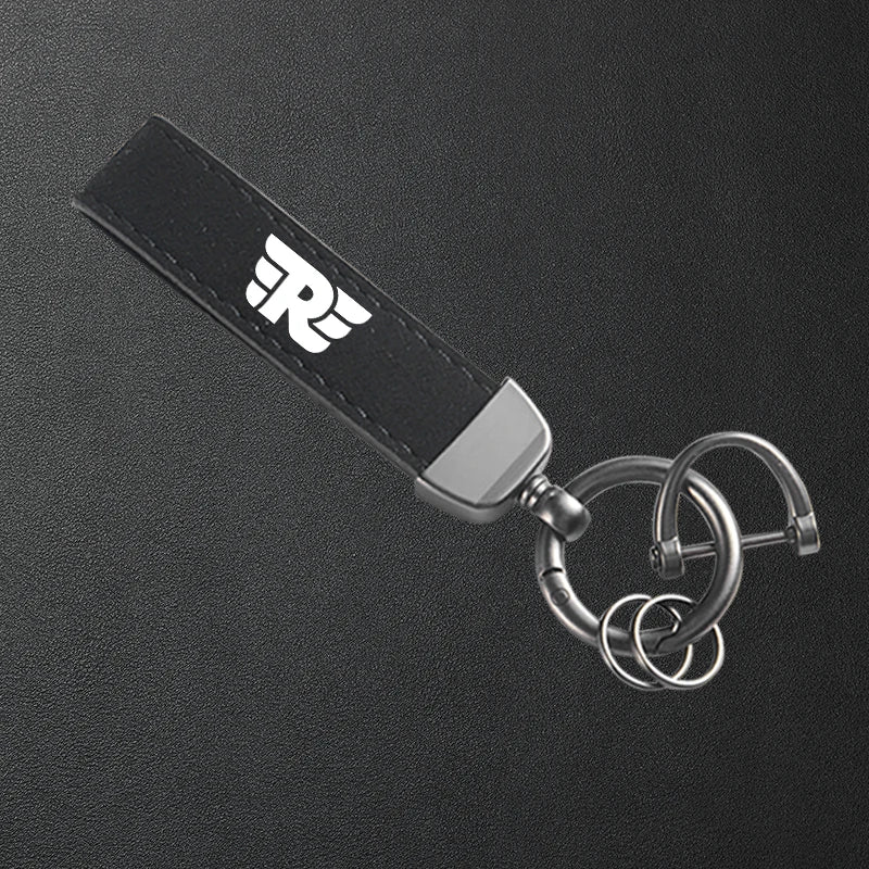 For Royal Enfield Bullet/Meteor/Classic 350 500 Interceptor 650 Motorcycle Keyring High-Grade Leather Suede Keychain Accessories