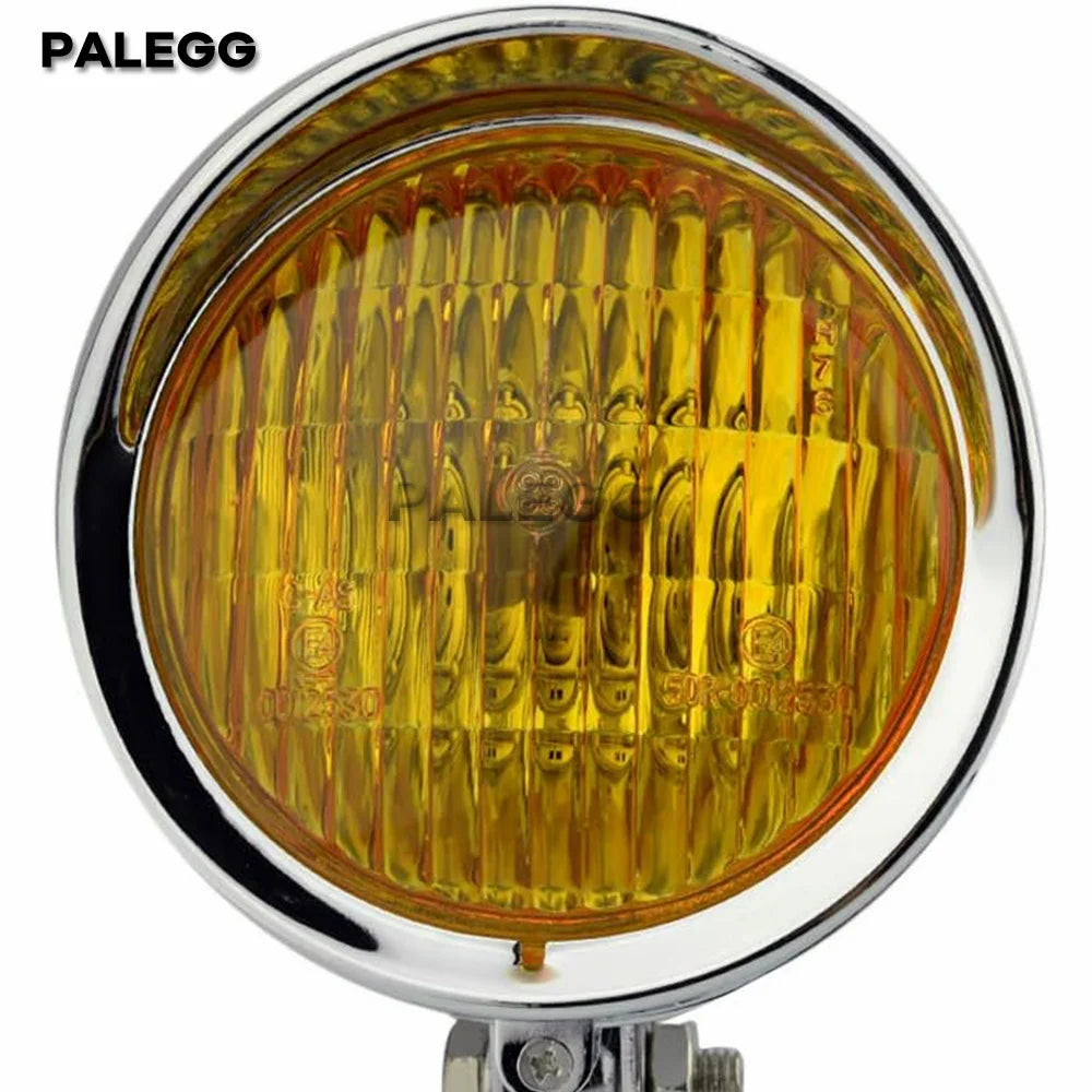 Farol Dianteiro Retro Vintage 4.5" (Estilo Bates)