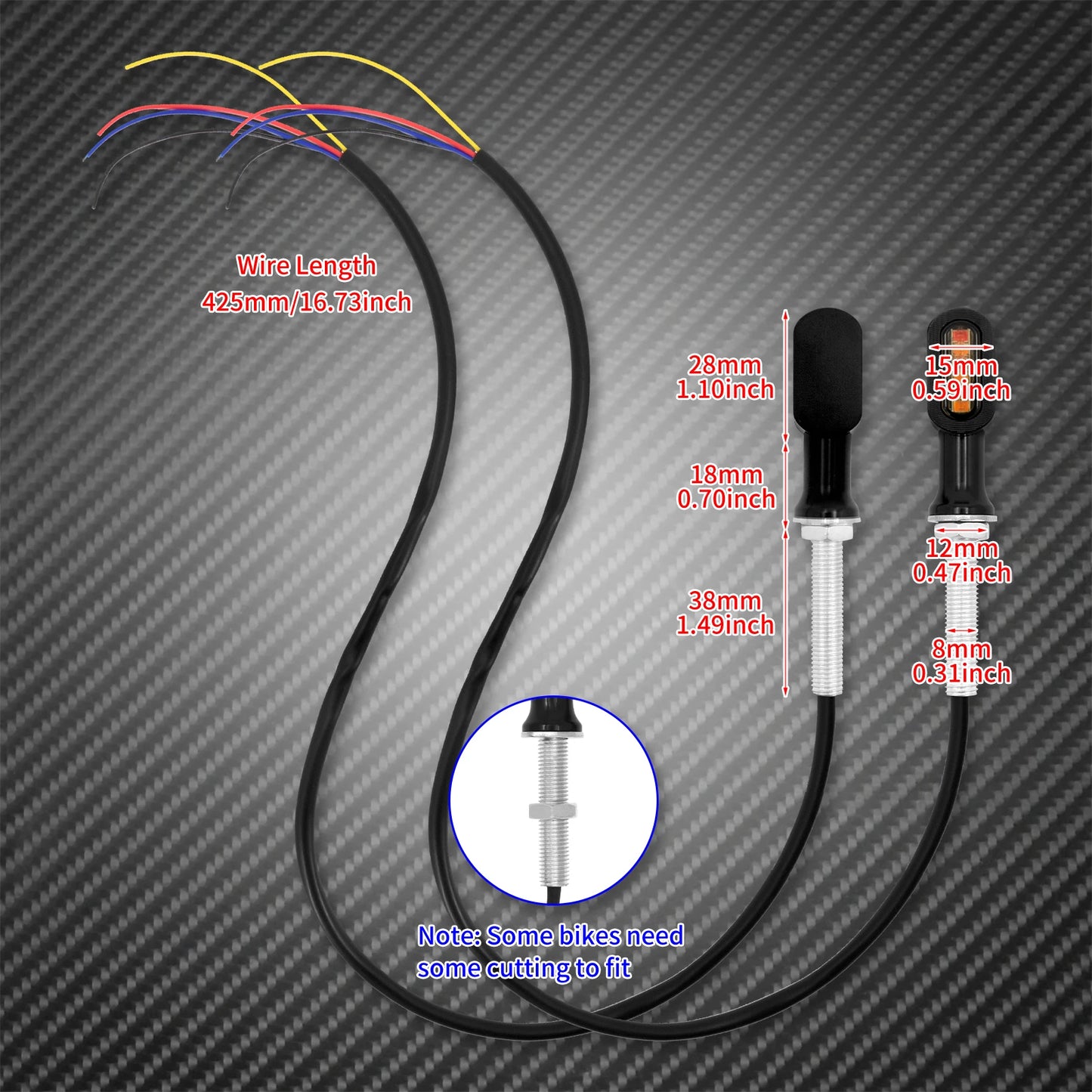 Motorcycle E Mark LED Rear Mini Brake Turn Signal Light Indicator Run Lamp For Harley Spotster XL883 Touring Glide Dyna Softail