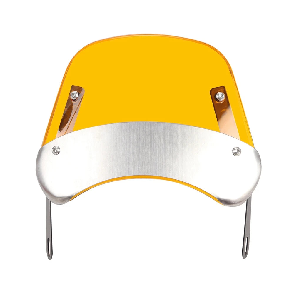 8 styles 6.5"-9.45" Motorcycle Headlight Windshield Wind Deflector Windscreen Universal for Harley Honda Yamaha Kawasaki Suzuki