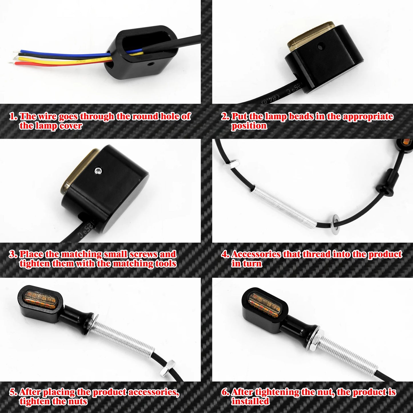 Motorcycle E Mark LED Rear Mini Brake Turn Signal Light Indicator Run Lamp For Harley Spotster XL883 Touring Glide Dyna Softail