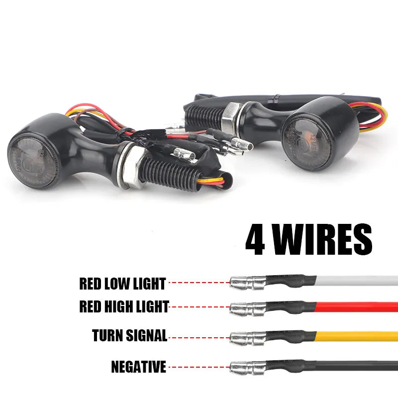 Par de Setas de LED Multifuncionais em Alumínio