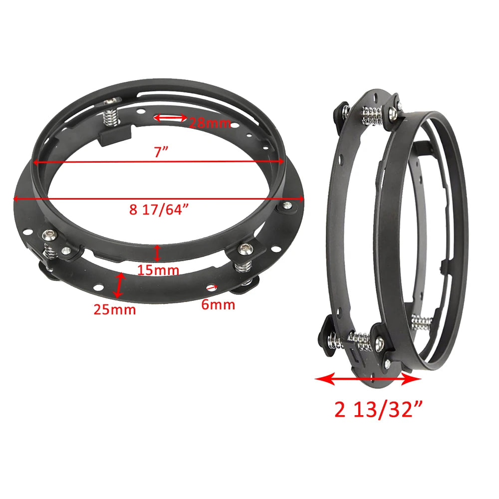 Motorcycle Headlight 7 inch LED For Harley Touring Ultra Classic Electra Street Glide Road King Yamaha Motorcycle Headlamp