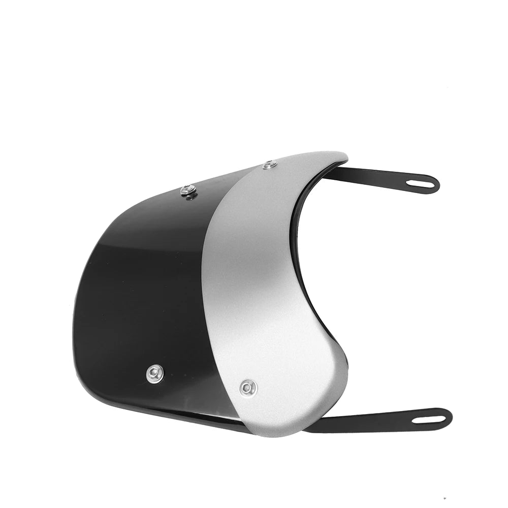 8 styles 6.5"-9.45" Motorcycle Headlight Windshield Wind Deflector Windscreen Universal for Harley Honda Yamaha Kawasaki Suzuki
