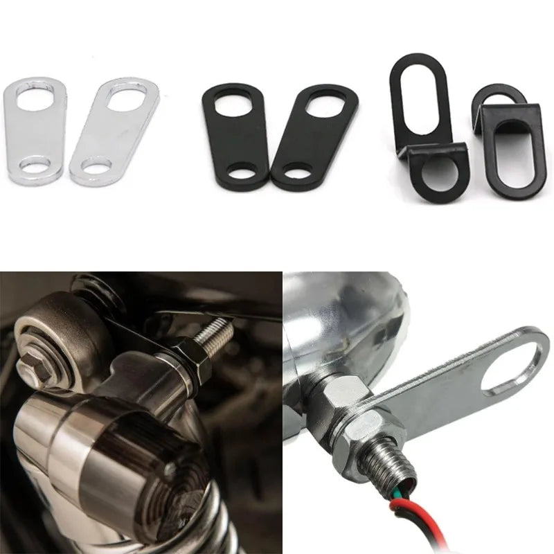 Motorcycle Turn Signal Bracket Pilot Bracket Suitable For Honda Suzuki Kawasaki Harley Retro Crown Prince Modified Fixed Bracket