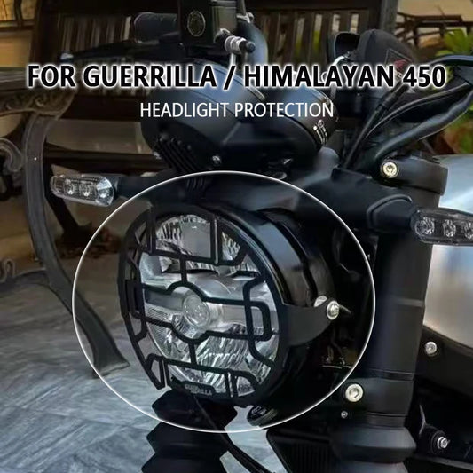 Headlight Protector For Guerrilla Himalayan 450 2024 2025 Guerrilla450 Himalayan450  Head Light Guard Screen Protective Cover