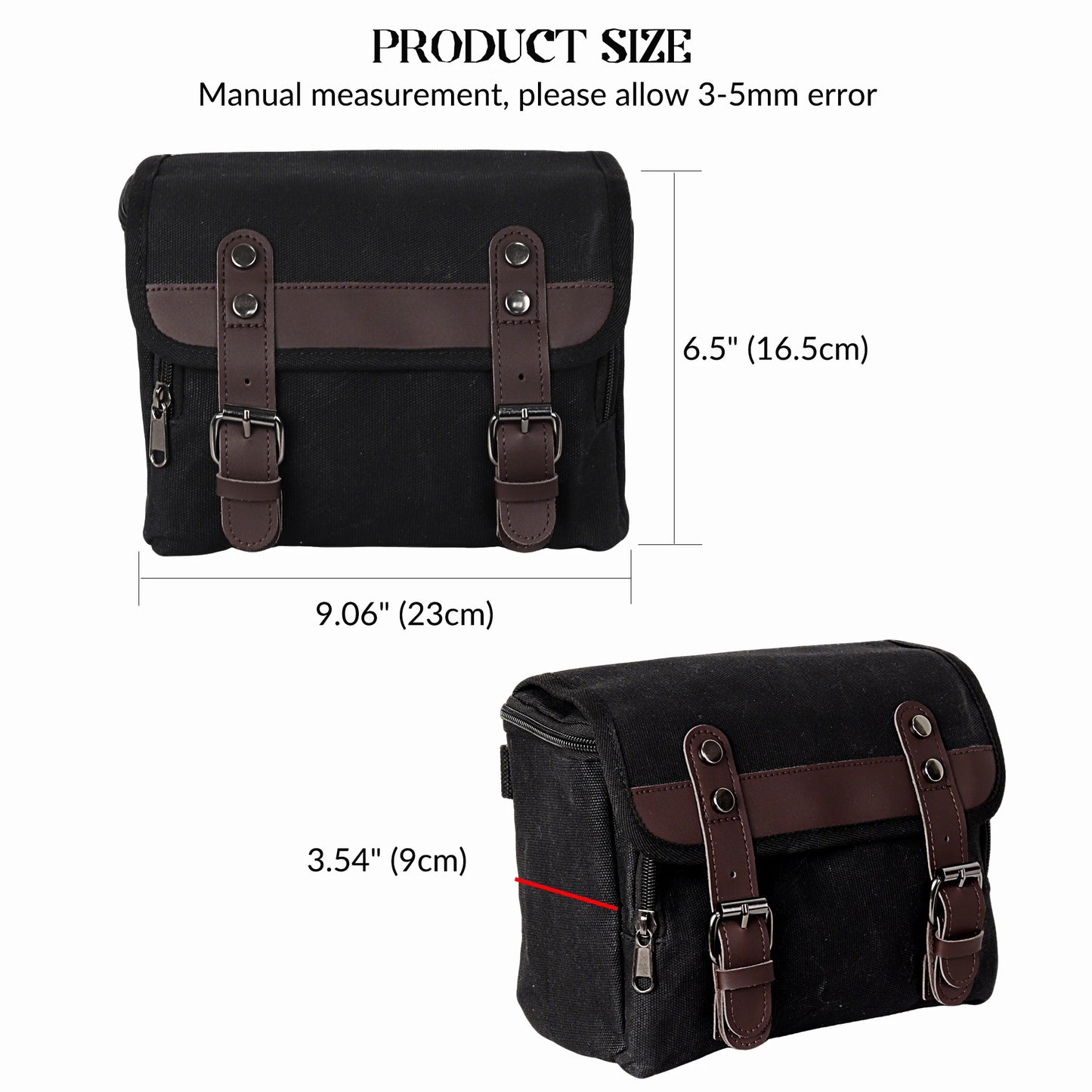 Motorcycle Side Bag Retro Waterproof Tool Bag Large Capacity Luggage Travel Bags Motorbike SaddleBag Universal