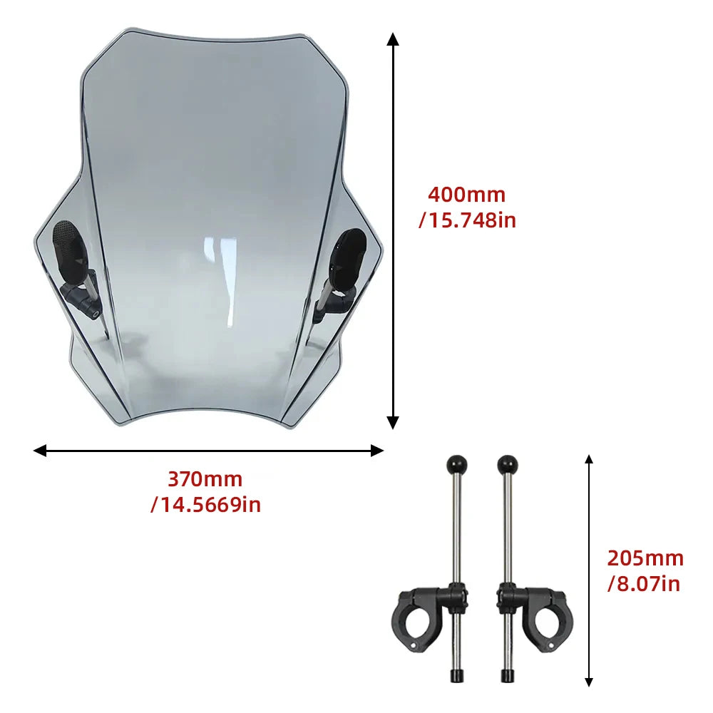 For HYOSUNG GV125/GV250/GV650 AQUILA ST700I AQUILA GV 125S Motorcycles Windshield Covers Motorcycle Windscreen Adjustable