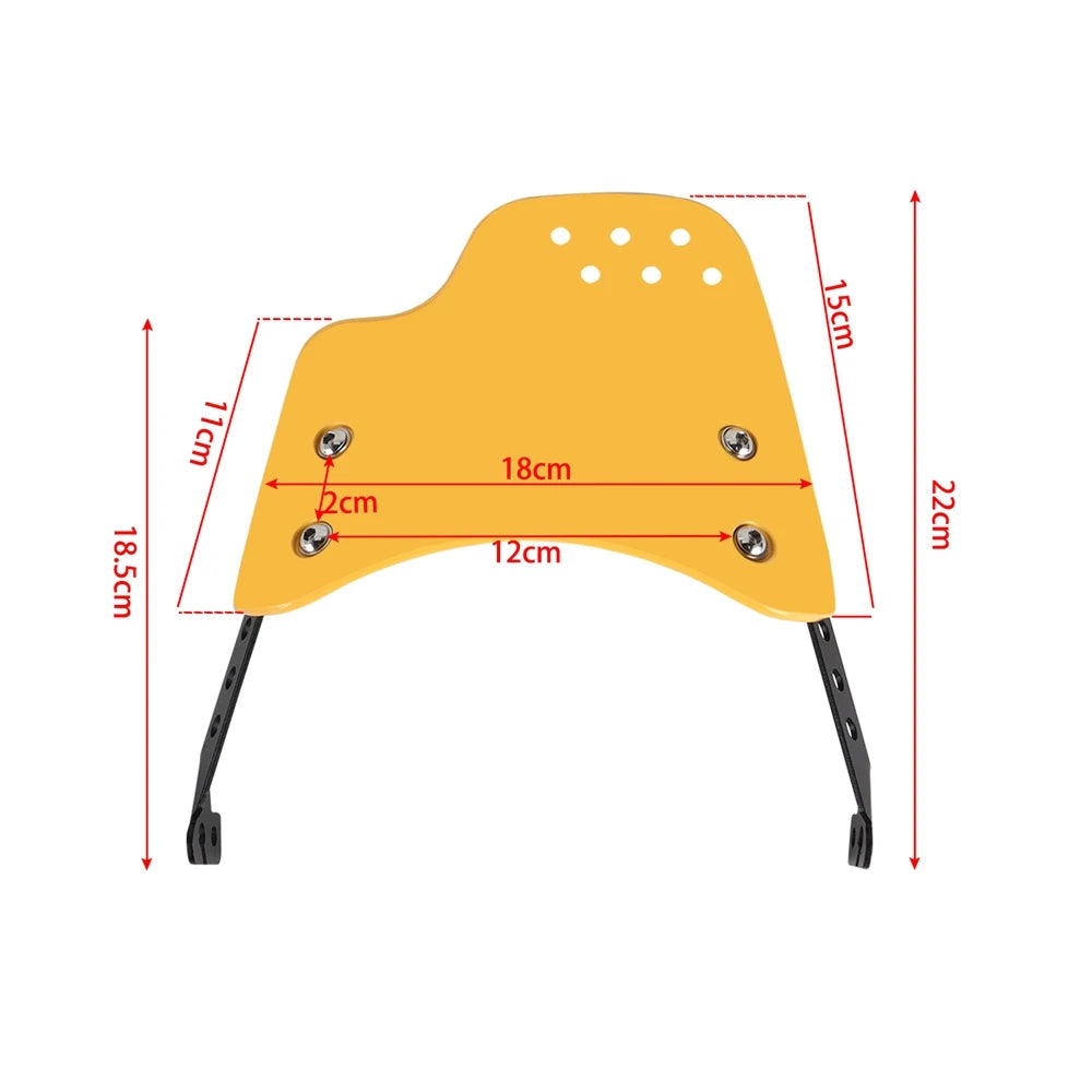 Parabrisa Bolha Defletor Universal – Estilo Retro &amp; Custom