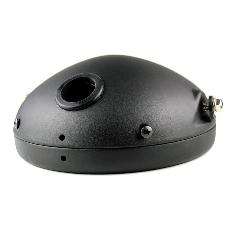 7inch LED Motorcycle Headlight Universal 7.5" Round Head Light For Cafe Racer Bobber Honda
