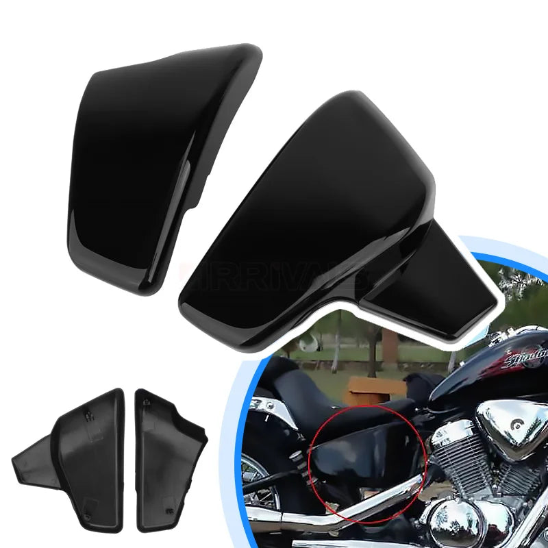 Motorcycle Side Battery Fairing Cover For Honda VLX 600 1999-2008 VT 600 C CD Shadow VLX Deluxe STEED400 1999-2007