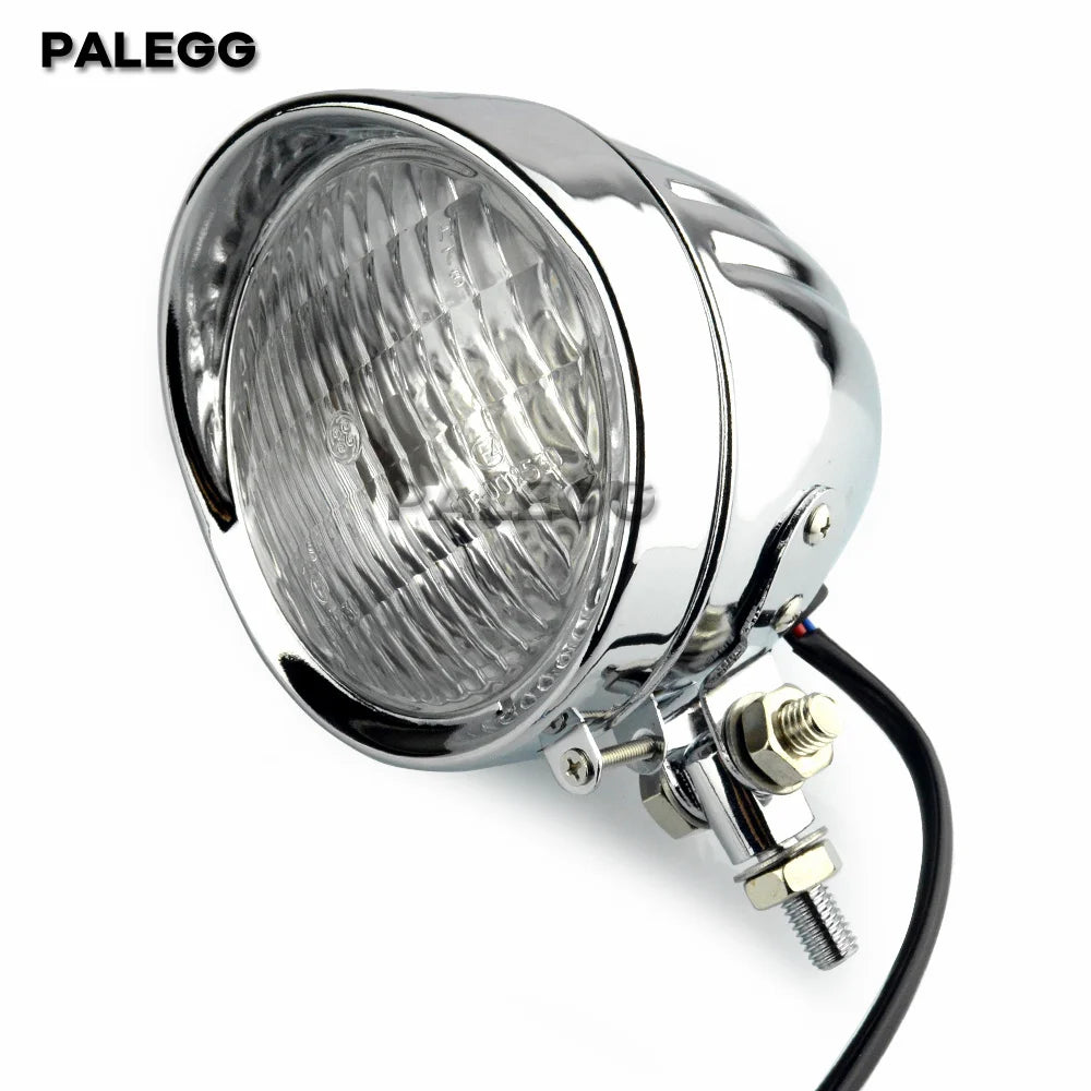 Farol Dianteiro Retro Vintage 4.5" (Estilo Bates)