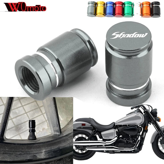 For Honda Shadow VT 400 600 750 1100 1300 VT400 VT600 VT750 VLX600 Accessories Motorcycle Tire Air Valve Caps Wheel Stem Covers
