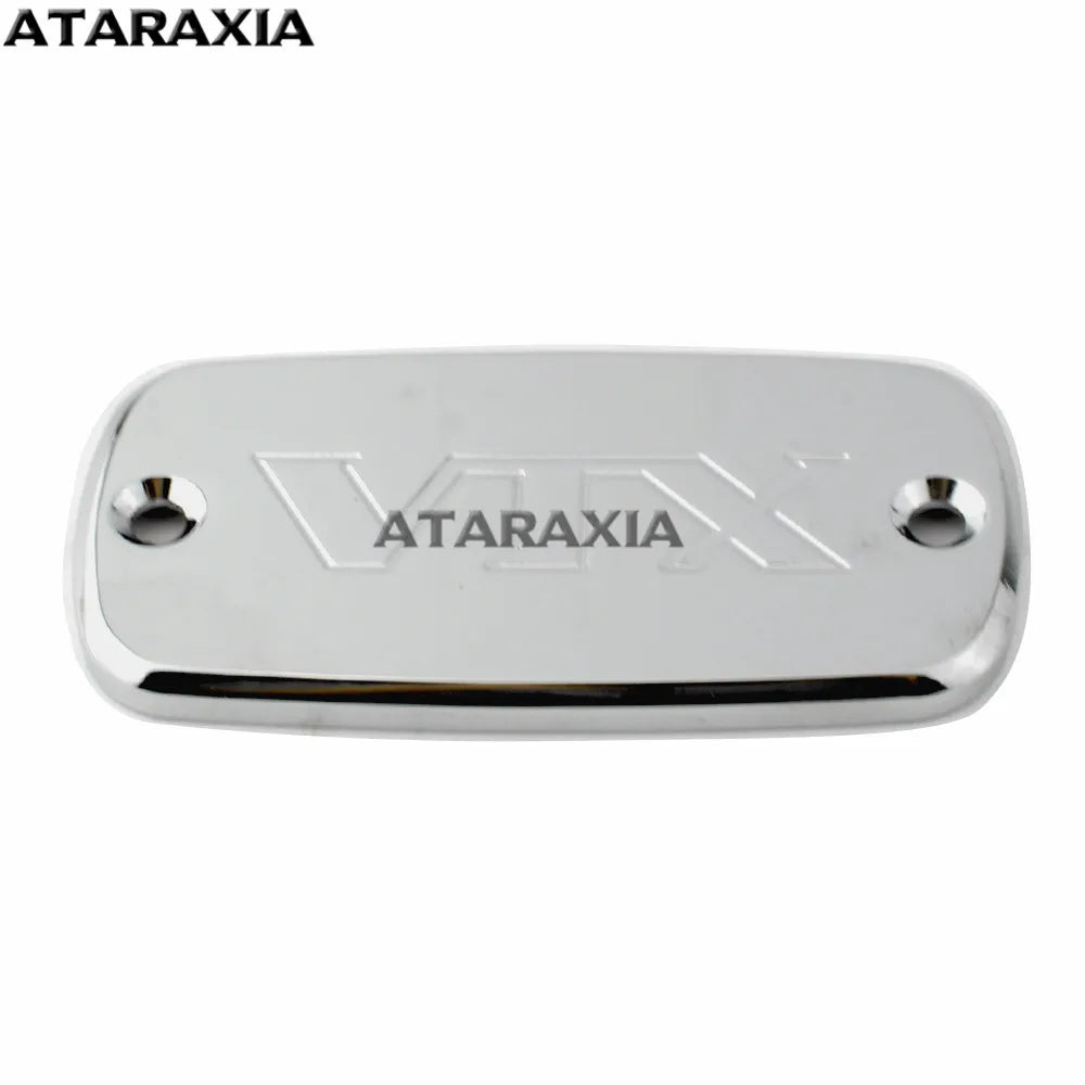 Chrome Motorcycle Front Billet Brake Master Cylinder Fluid Reservoir Cover Oil Cap For Honda VTX 1300  VTX 1800 VTX1800