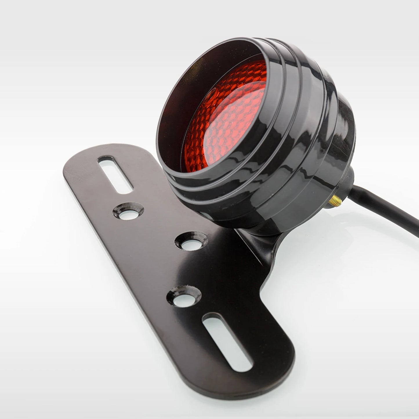 Motorcycle Tail Light Brake Light with License Plate Bracket Integrated Running Lamp Universal LED Tail Lamp with Bracket