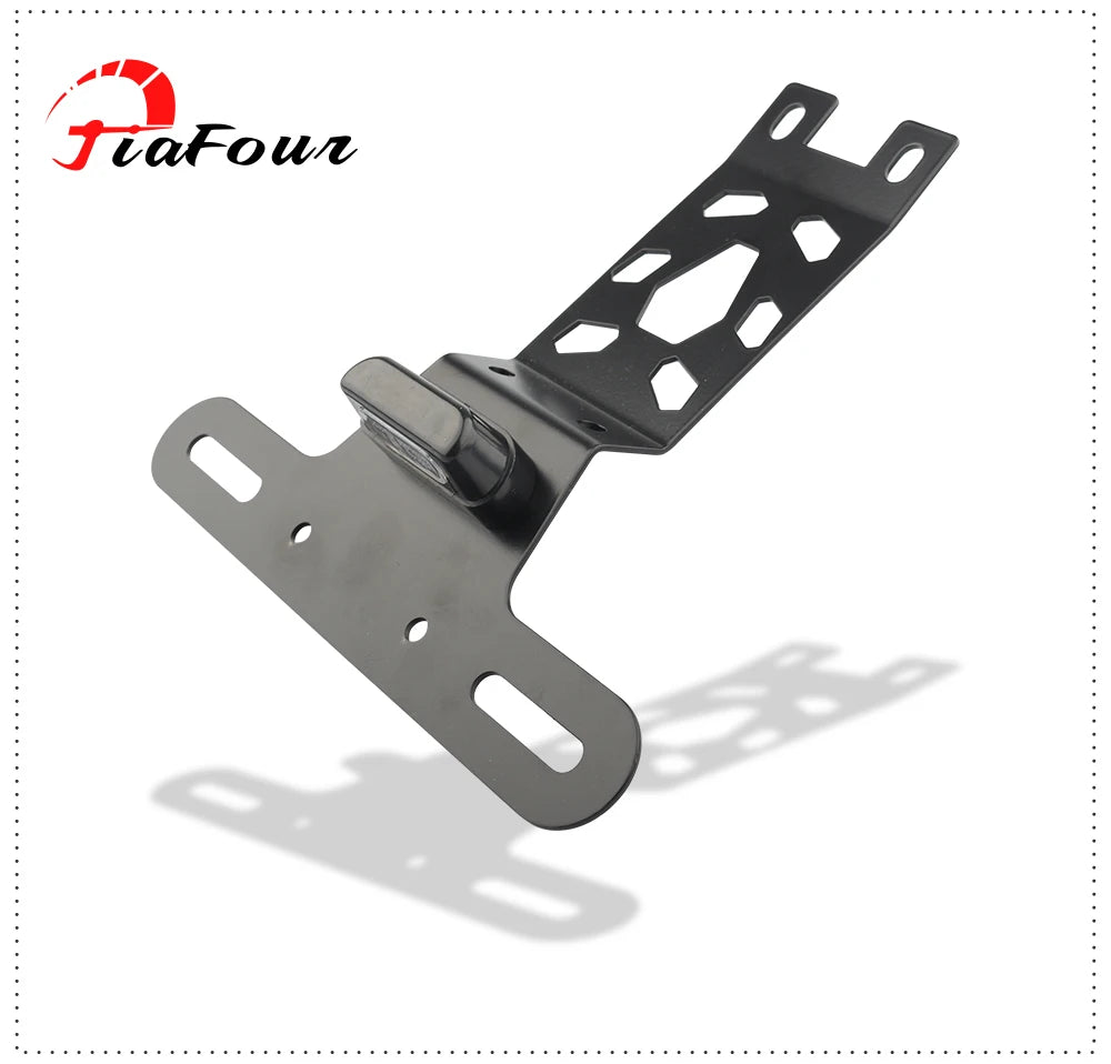 Motorcycle Accessories Tail Tidy Bracket Registration License Plate Holder For Hunter 350 2022-2024